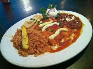 Oaxaca Enchiladas at Taco Rosa