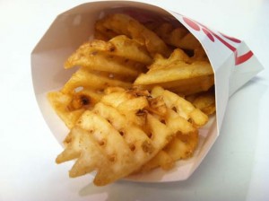 Waffle potato fries