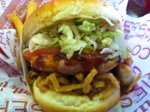 Whiskey River BBQ Chicken Burger At Red Robin