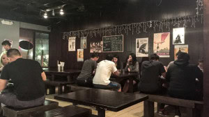 Simple yet modern interior of Kopan Ramen