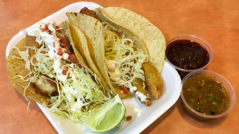 Fish Tacos, Los Cotijas Mexican Grill, Anaheim